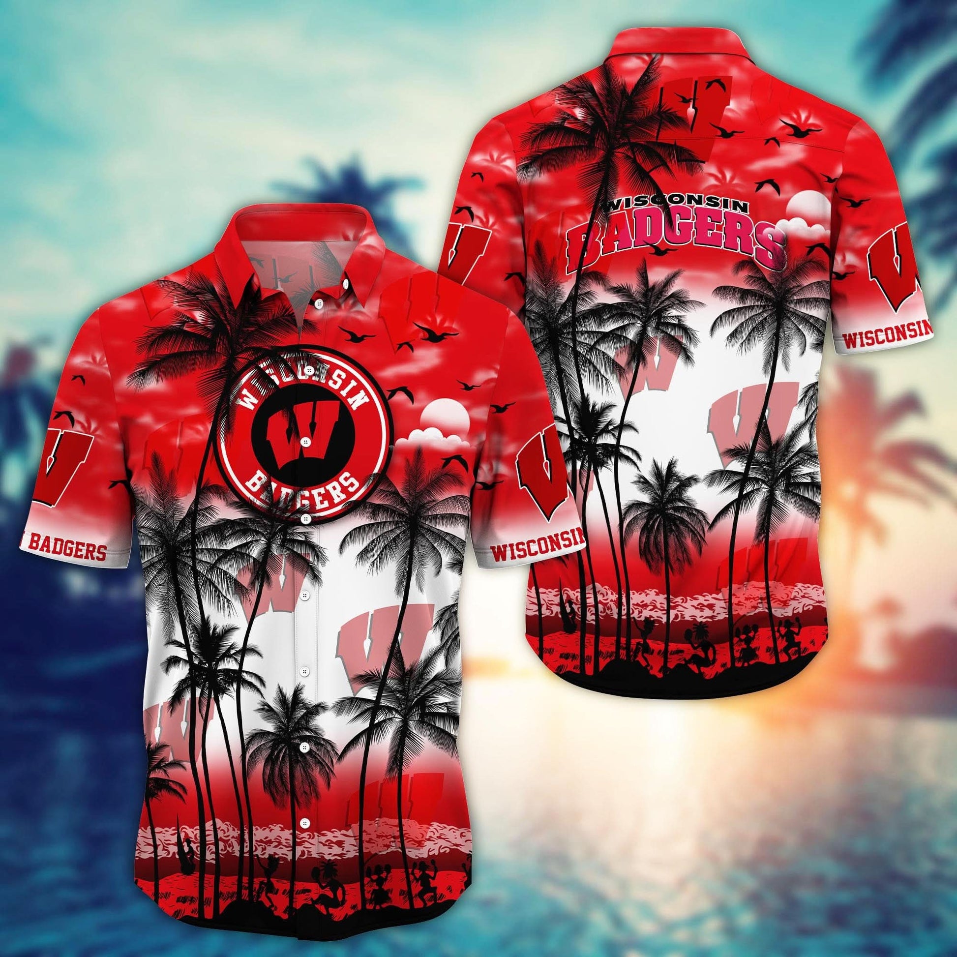 Wisconsin Badgers - Trending Aloha Shirt Summer