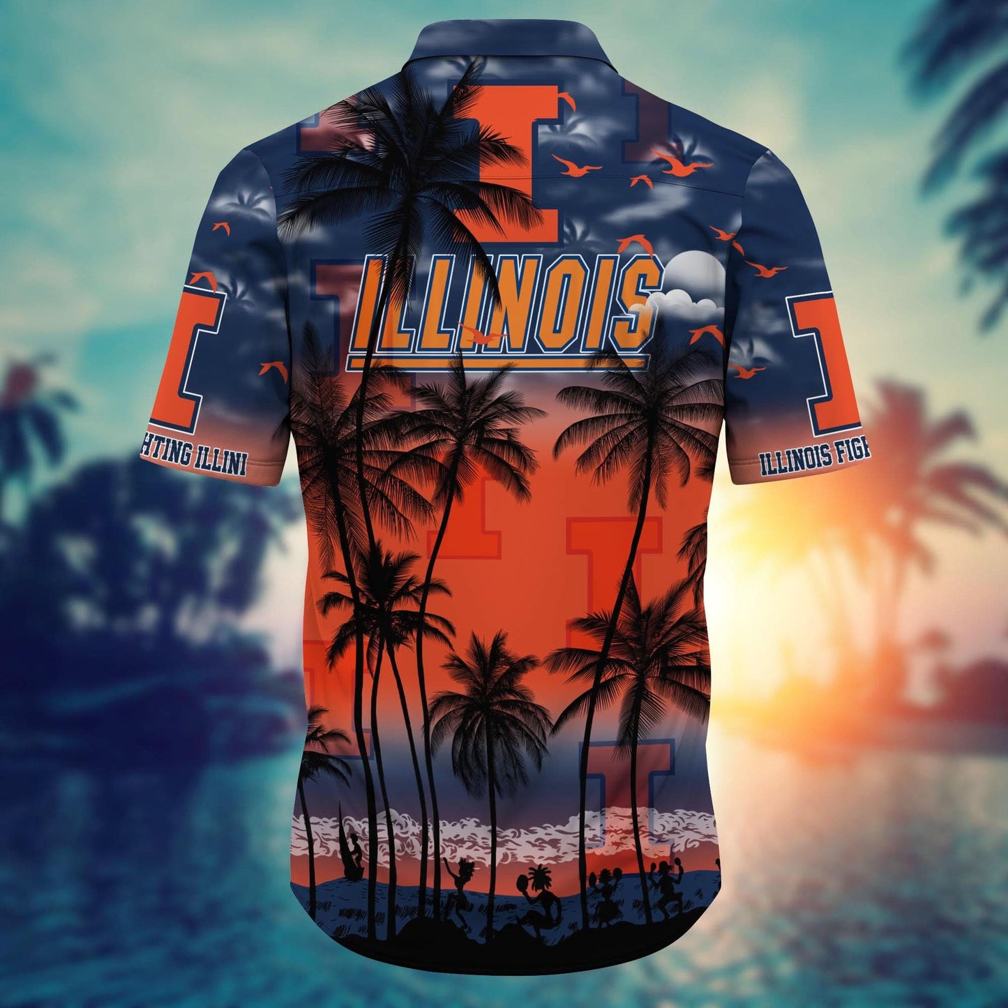 Illinois Fighting Illini - Trending Aloha Shirt Summer 