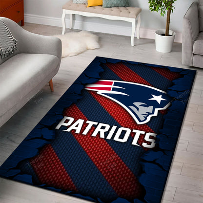 New England Patriots DMHF0511 Multicolor Rug