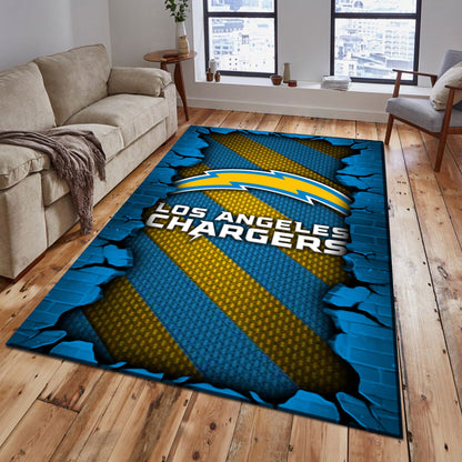 Los Angeles Chargers DMHF0507 Multicolor Rug