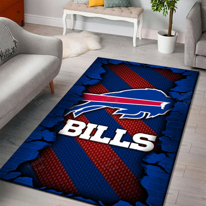 Buffalo Bills DMHF0493 Multicolor Rug
