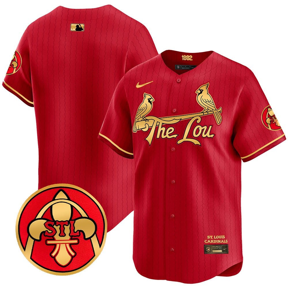 St. Louis Cardinals 2024 City Connect Vapor Premier Limited Jersey V2 - All Stitched