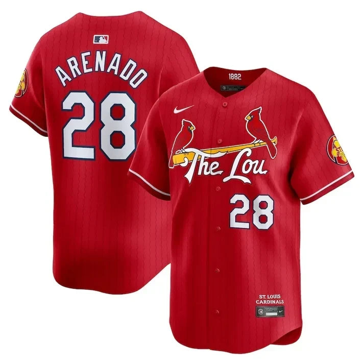 St. Louis Cardinals 2024 City Connect Vapor Premier Limited Jersey V2 - All Stitched