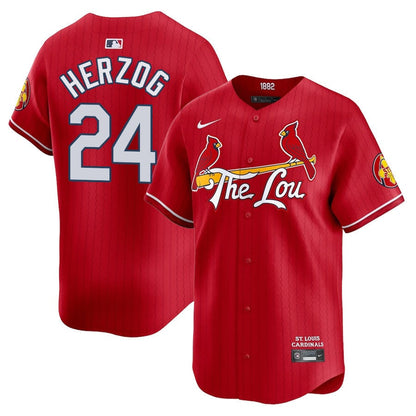 St. Louis Cardinals 2024 City Connect Vapor Premier Limited Jersey V2 - All Stitched