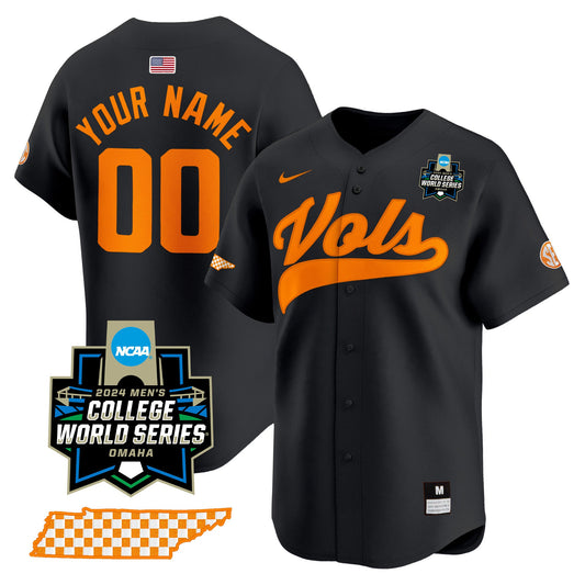 Tennessee 2024 College World Series Vapor Premier Limited Custom Jersey V2 - All Stitched