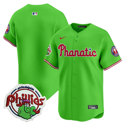 Phillies Phanatic Patch Vapor Premier Limited Jersey - All Stitched