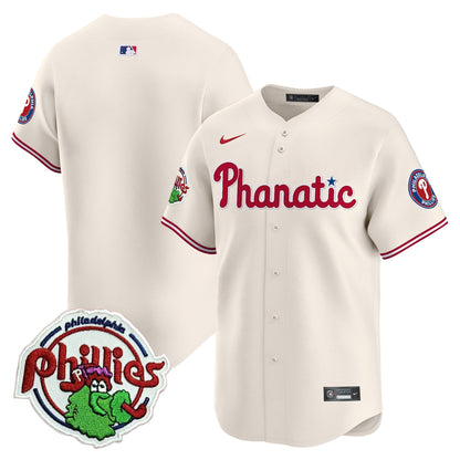 Phillies Phanatic Patch Vapor Premier Limited Jersey - All Stitched