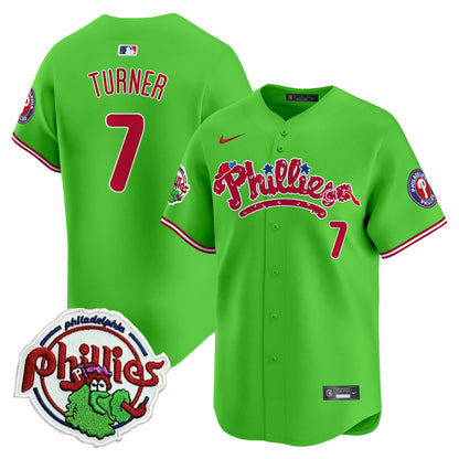 Phillies Phanatic Patch Vapor Premier Limited Jersey V2 - All Stitched