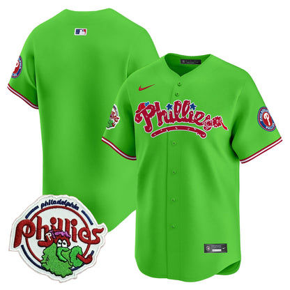 Phillies Phanatic Patch Vapor Premier Limited Jersey V2 - All Stitched