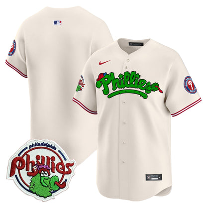 Phillies Phanatic Patch Vapor Premier Limited Jersey V2 - All Stitched