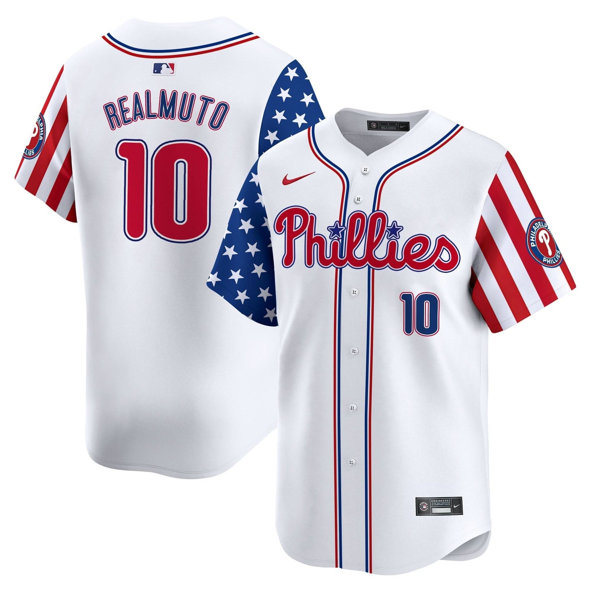Men's Phillies 2025 Independence Day Vapor Premier Limited Jersey - All Stitched