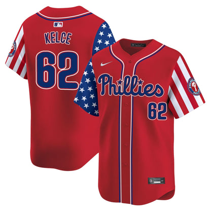 Men's Phillies 2025 Independence Day Vapor Premier Limited Jersey - All Stitched