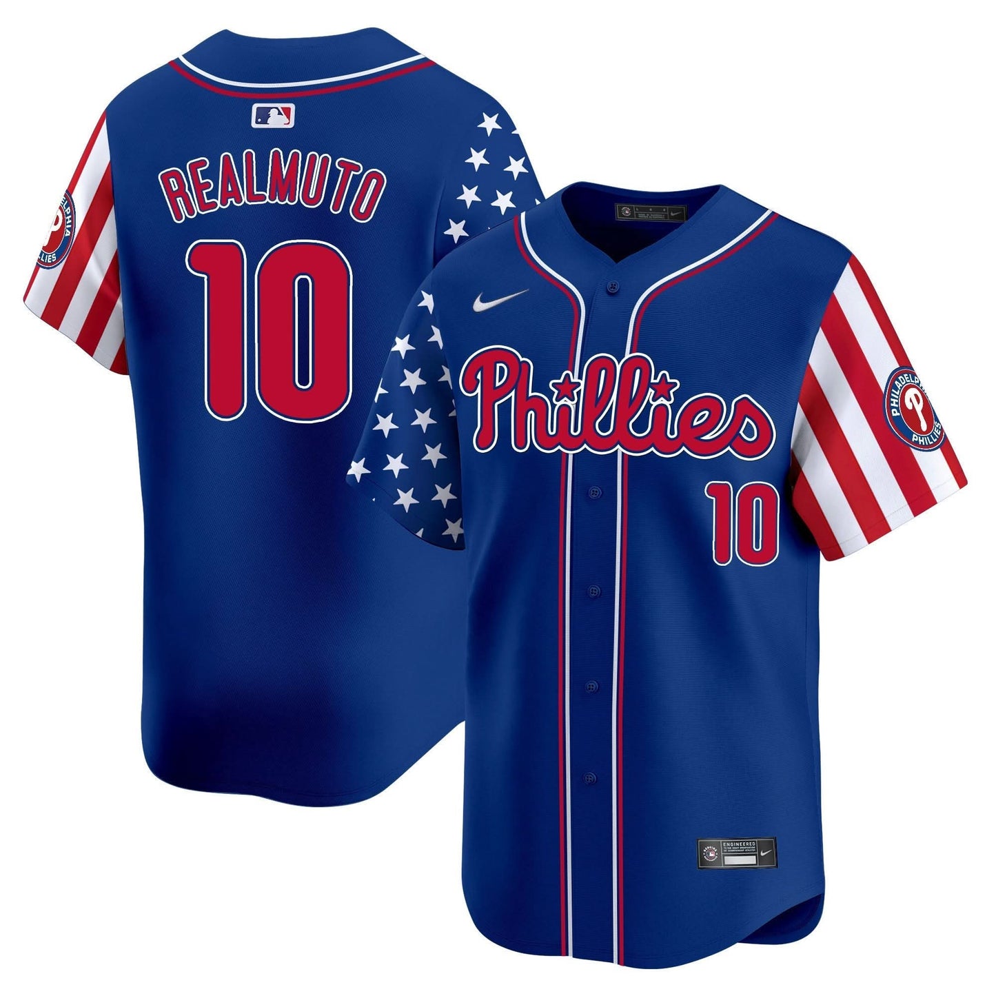Men's Phillies 2025 Independence Day Vapor Premier Limited Jersey - All Stitched