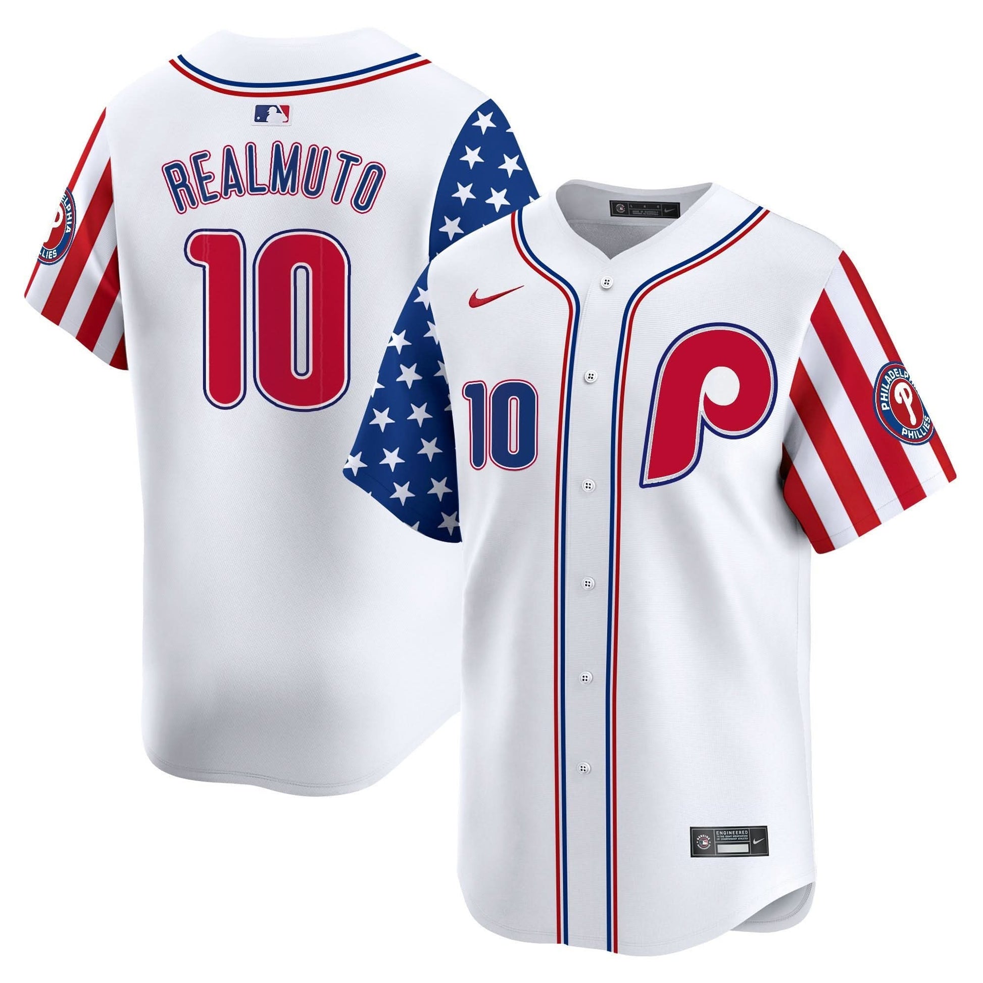 Men's Phillies 2025 Independence Day Vapor Premier Limited Jersey - All Stitched