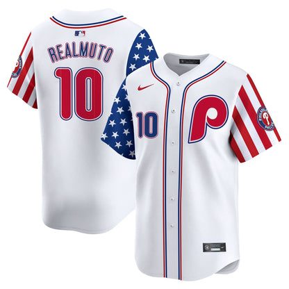 Men's Phillies 2025 Independence Day Vapor Premier Limited Jersey - All Stitched