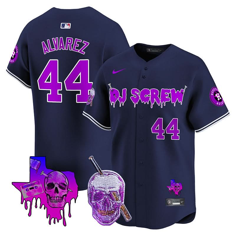 Men's Astros DJ Screw Vapor Premier Limited Jersey - All Stitched