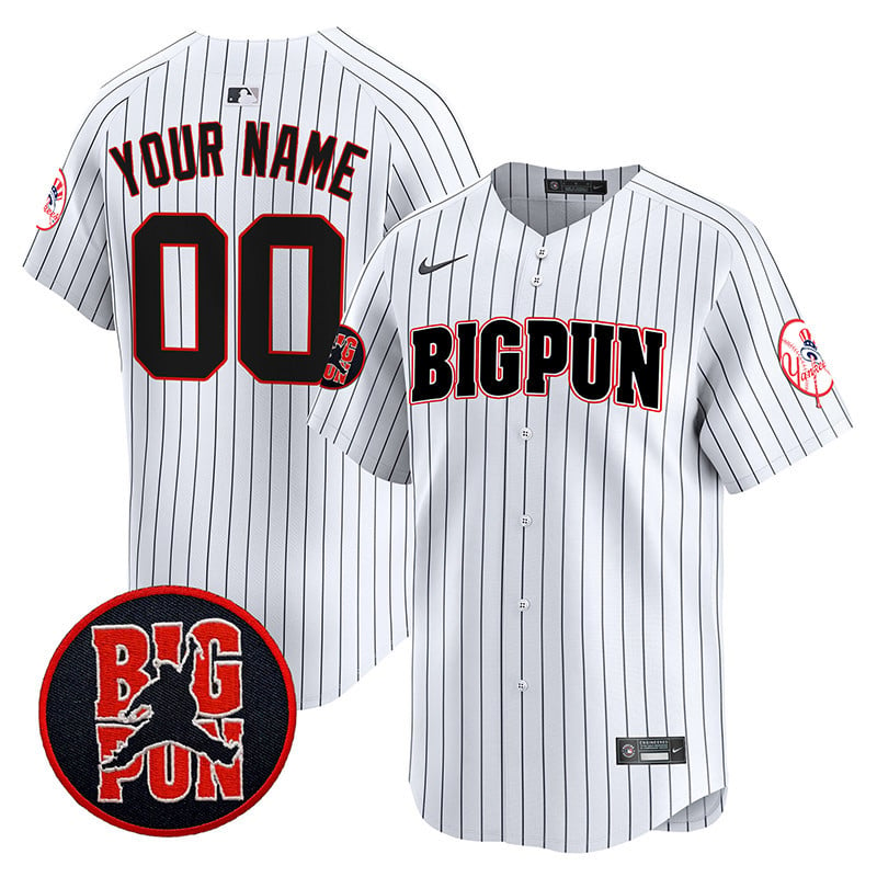 New York Yankees Big Pun Vapor Premier Limited Custom Jersey V2 - All Stitched