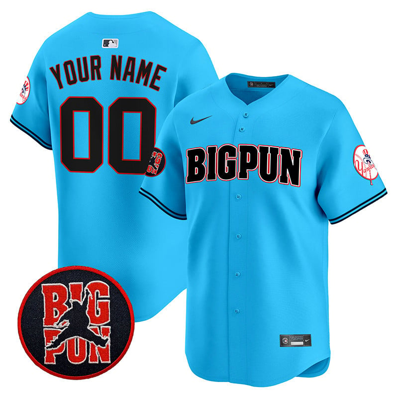 New York Yankees Big Pun Vapor Premier Limited Custom Jersey V2 - All Stitched