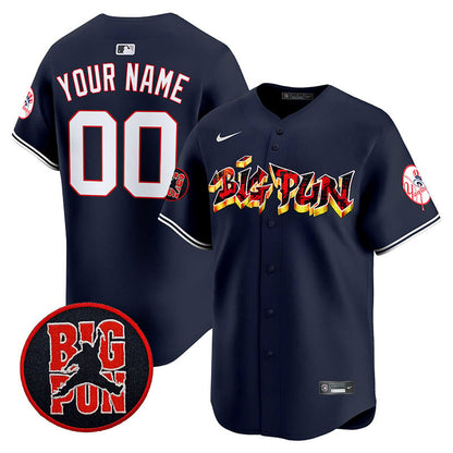 New York Yankees Big Pun Vapor Premier Limited Custom Jersey - All Stitched