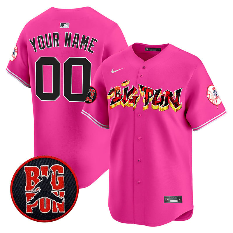 New York Yankees Big Pun Vapor Premier Limited Custom Jersey - All Stitched