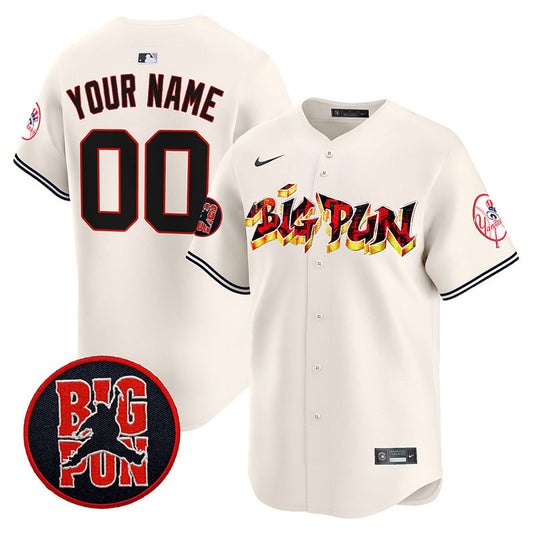 New York Yankees Big Pun Vapor Premier Limited Custom Jersey - All Stitched