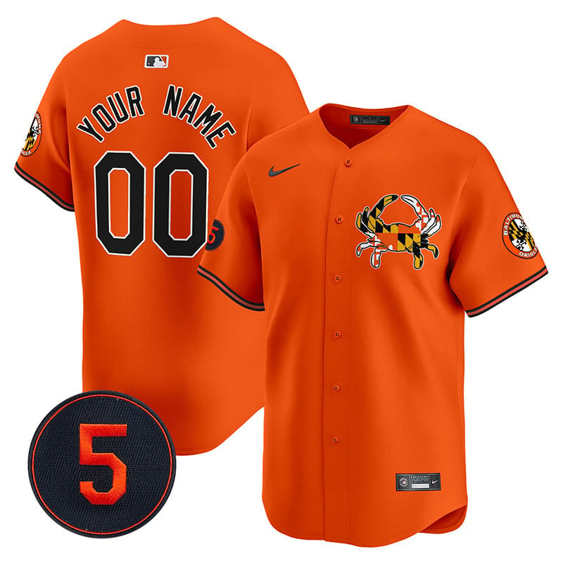 Baltimore Orioles Robinson Patch Vapor Premier Limited Custom Jersey V3 - All Stitched