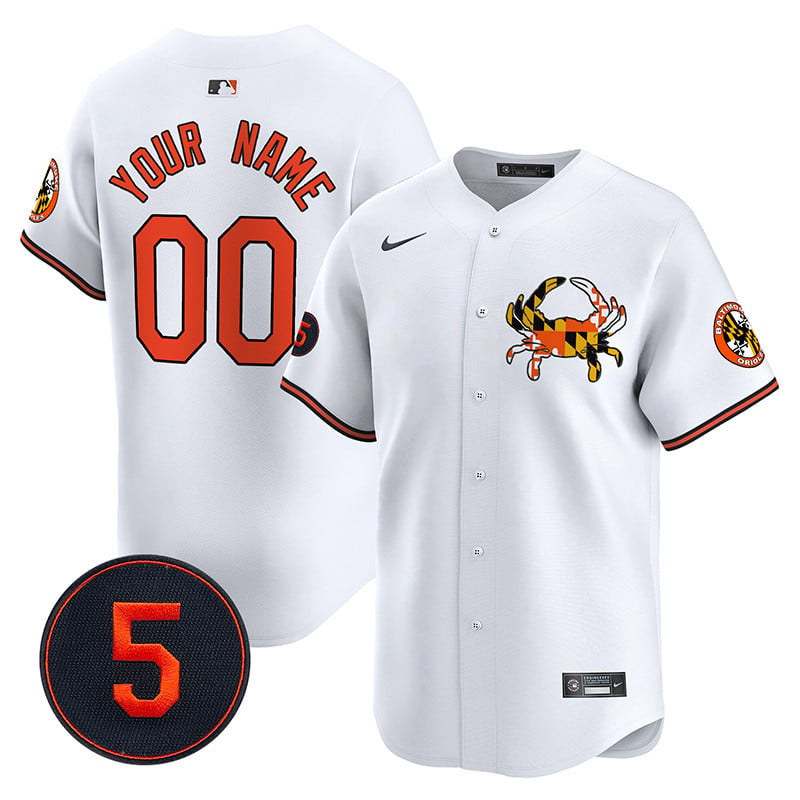 Baltimore Orioles Robinson Patch Vapor Premier Limited Custom Jersey V3 - All Stitched