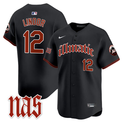 Mets Nas Illmatic Vapor Premier Limited Jersey - All Stitched