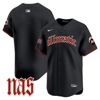 Mets Nas Illmatic Vapor Premier Limited Jersey - All Stitched