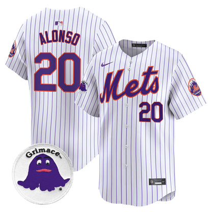 Mets Grimace Vapor Premier Limited Jersey - All Stitched