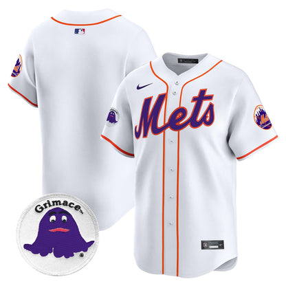 Men's Mets Grimace Vapor Premier Limited Jersey - All Stitched