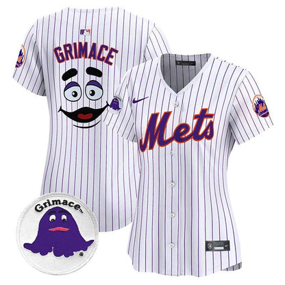 Women's Mets Grimace Vapor Premier Limited Jersey - All Stitched