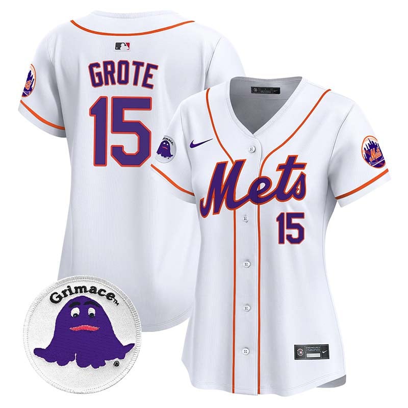 Women's Mets Grimace Vapor Premier Limited Jersey - All Stitched