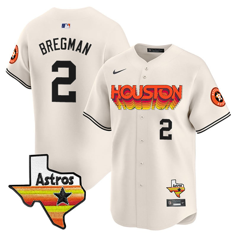 Astros Throwback Style Vapor Premier Limited Jersey - All Stitched