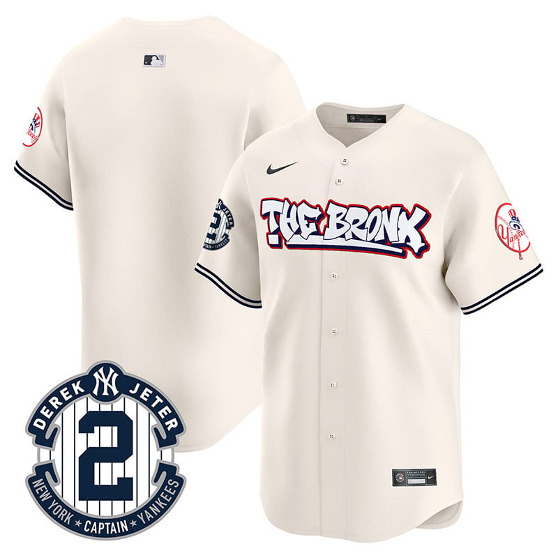 New York Yankees The Bronx Graffiti Vapor Premier Limited Jersey V2 - All Stitched