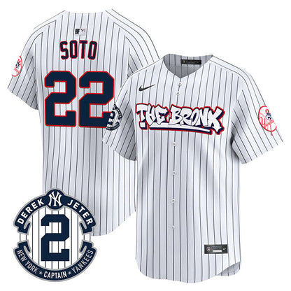 New York Yankees The Bronx Graffiti Vapor Premier Limited Jersey V2 - All Stitched