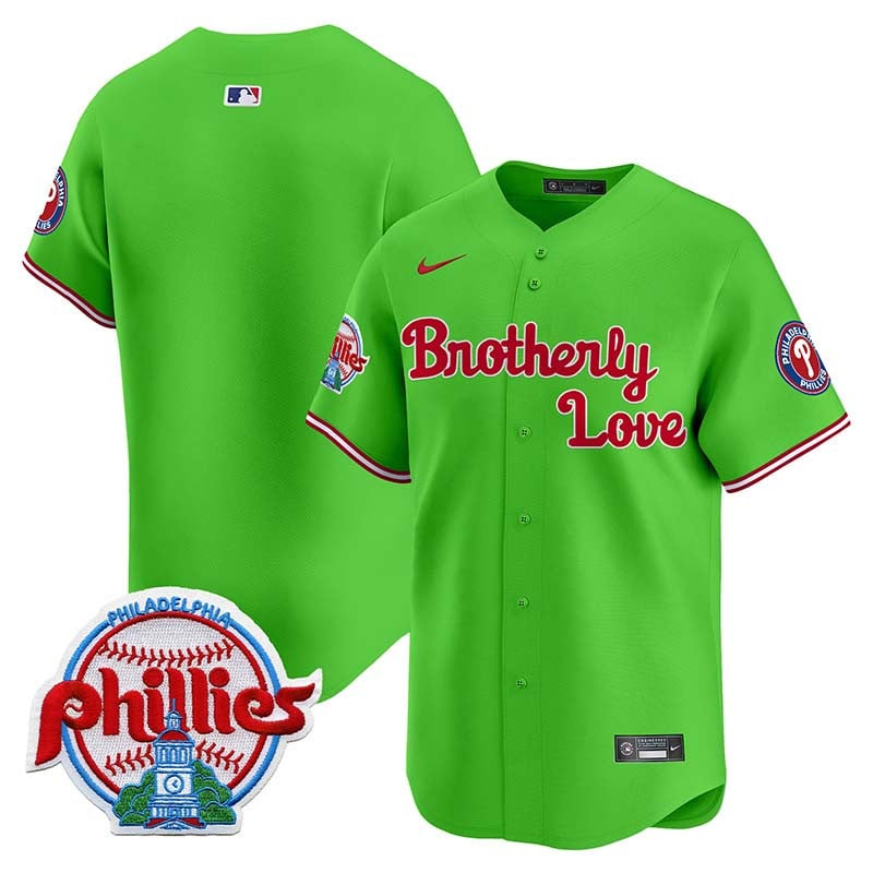 Phillies Brotherly Love Vapor Premier Limited Jersey - All Stitched