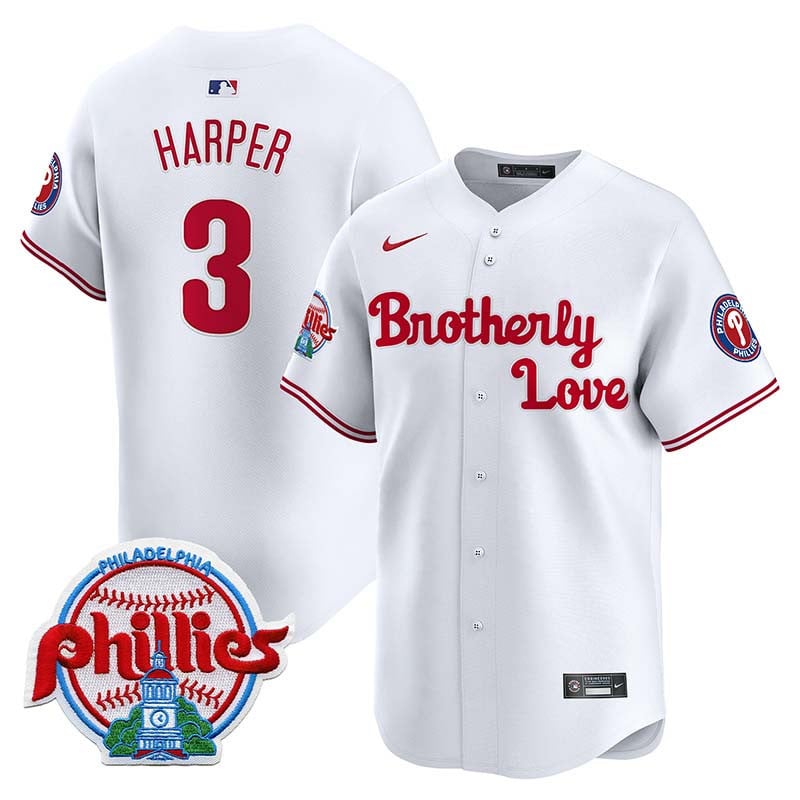 Phillies Brotherly Love Vapor Premier Limited Jersey - All Stitched