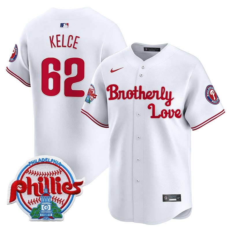 Phillies Brotherly Love Vapor Premier Limited Jersey - All Stitched