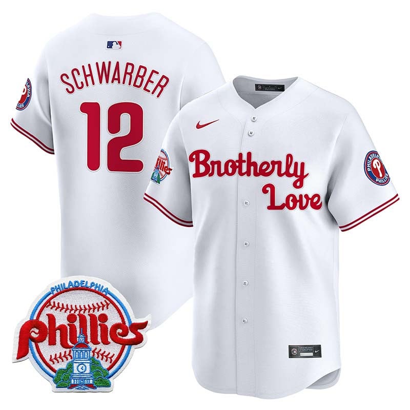 Phillies Brotherly Love Vapor Premier Limited Jersey - All Stitched