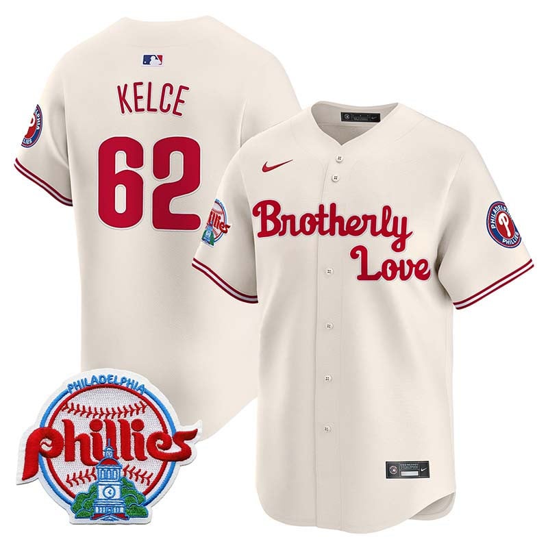 Phillies Brotherly Love Vapor Premier Limited Jersey - All Stitched