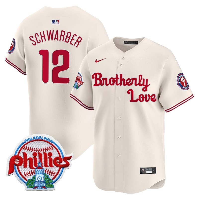 Phillies Brotherly Love Vapor Premier Limited Jersey - All Stitched