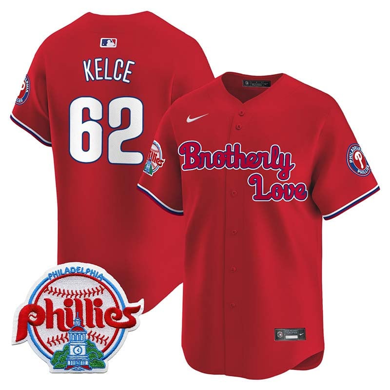 Phillies Brotherly Love Vapor Premier Limited Jersey - All Stitched