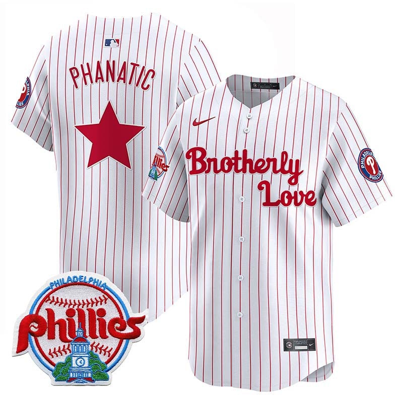 Phillies Brotherly Love Vapor Premier Limited Jersey - All Stitched