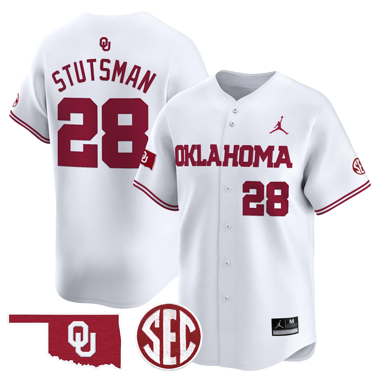 Oklahoma Sooners 2024 Vapor Premier Limited Jersey - SEC Patch - All Stitched