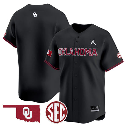 Oklahoma Sooners 2024 Vapor Premier Limited Jersey - SEC Patch - All Stitched