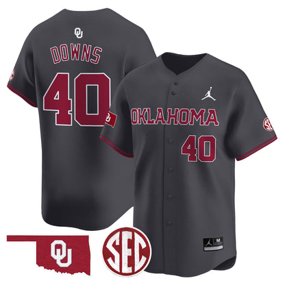 Oklahoma Sooners 2024 Vapor Premier Limited Jersey - SEC Patch - All Stitched