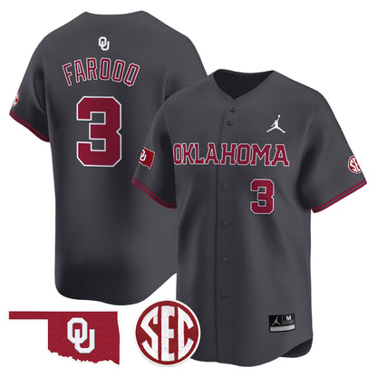 Oklahoma Sooners 2024 Vapor Premier Limited Jersey - SEC Patch - All Stitched