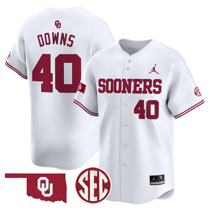 Oklahoma Sooners 2024 Vapor Premier Limited Jersey V2 - SEC Patch - All Stitched