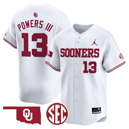 Oklahoma Sooners 2024 Vapor Premier Limited Jersey V2 - SEC Patch - All Stitched